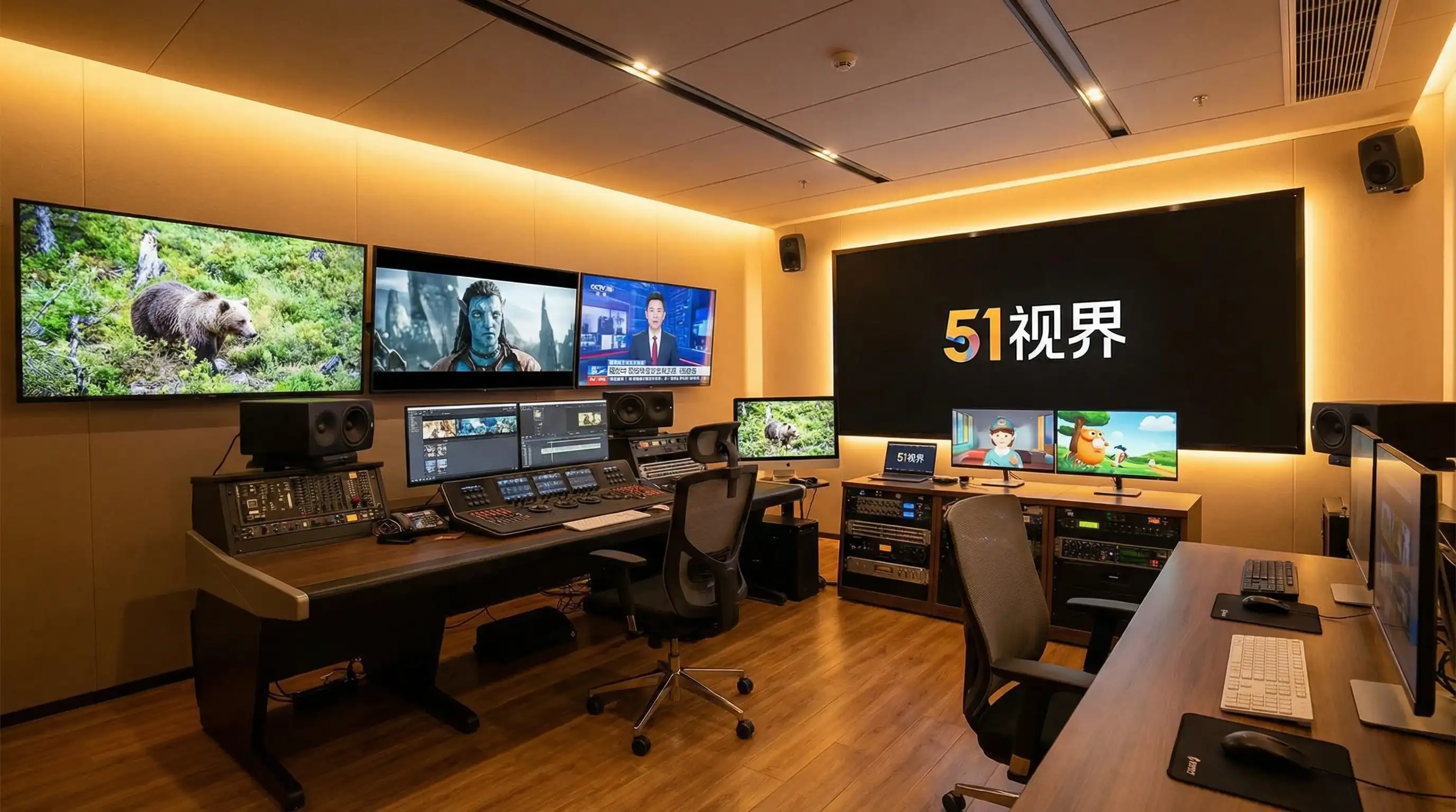 专业视频制作工作室内景 - 51爆料 视频创作